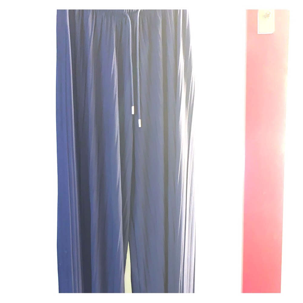 Wide Legged Blue Pants